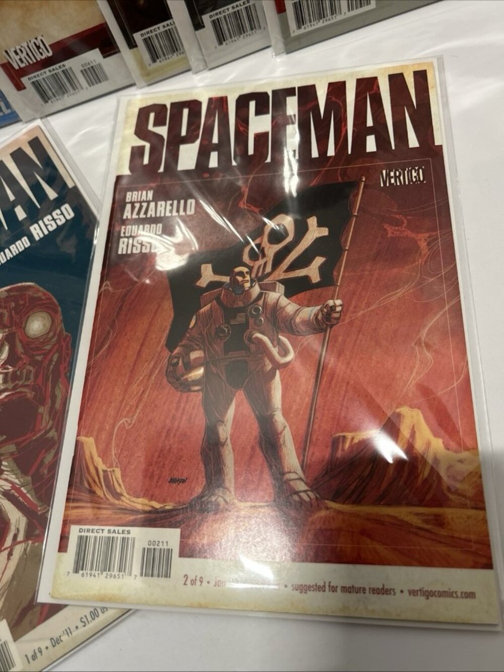 Spaceman #1-9 VF/NM complete series - Brian Azzarello - Eduardo Risso - Vertigo